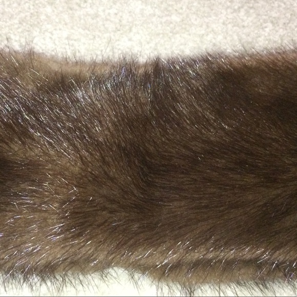 Brown Mink Headband, Neck Warmer or Scarf - Picture 5 of 6